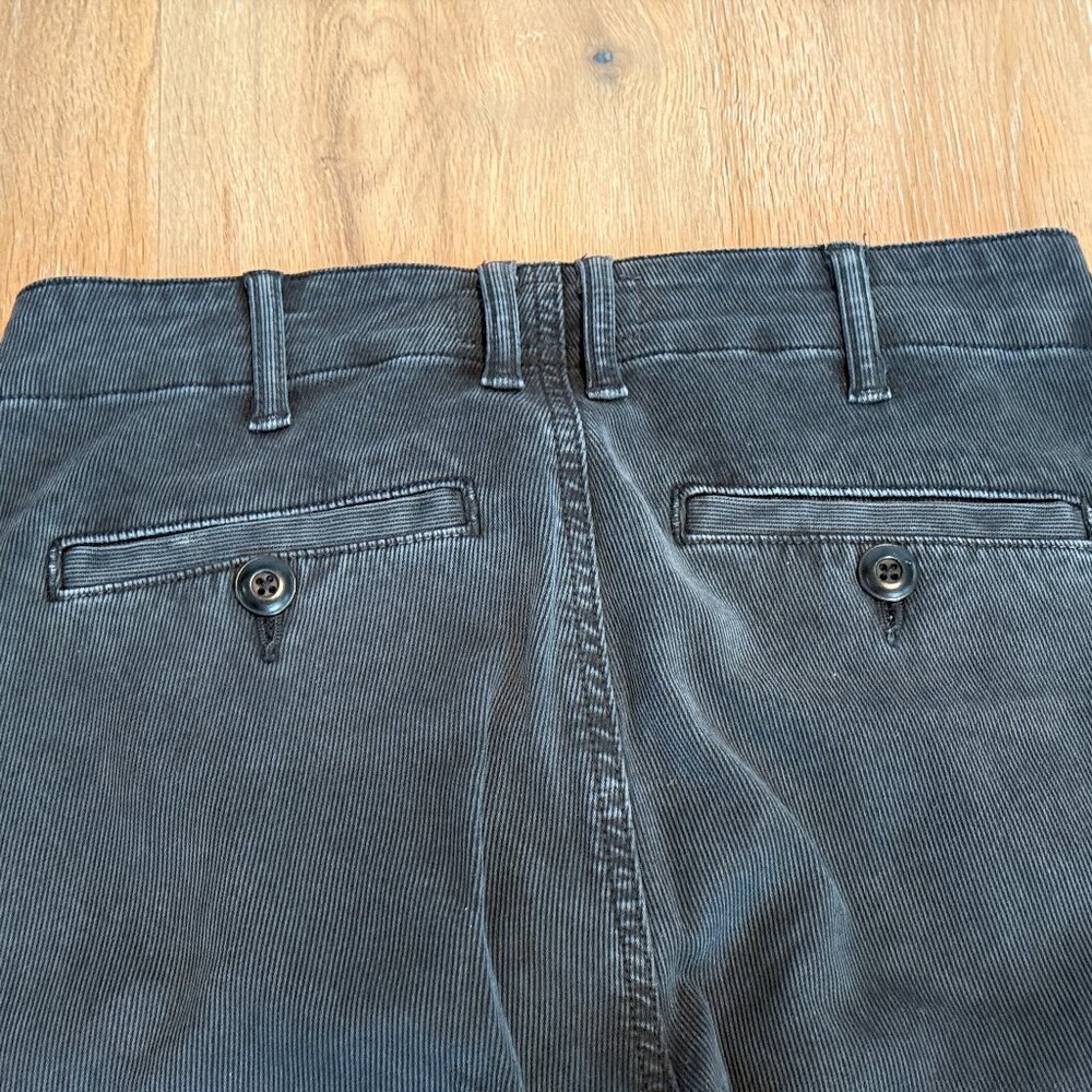 The Great Women's Corduroy Pants Dark Gray 26 - Picture 5 of 6